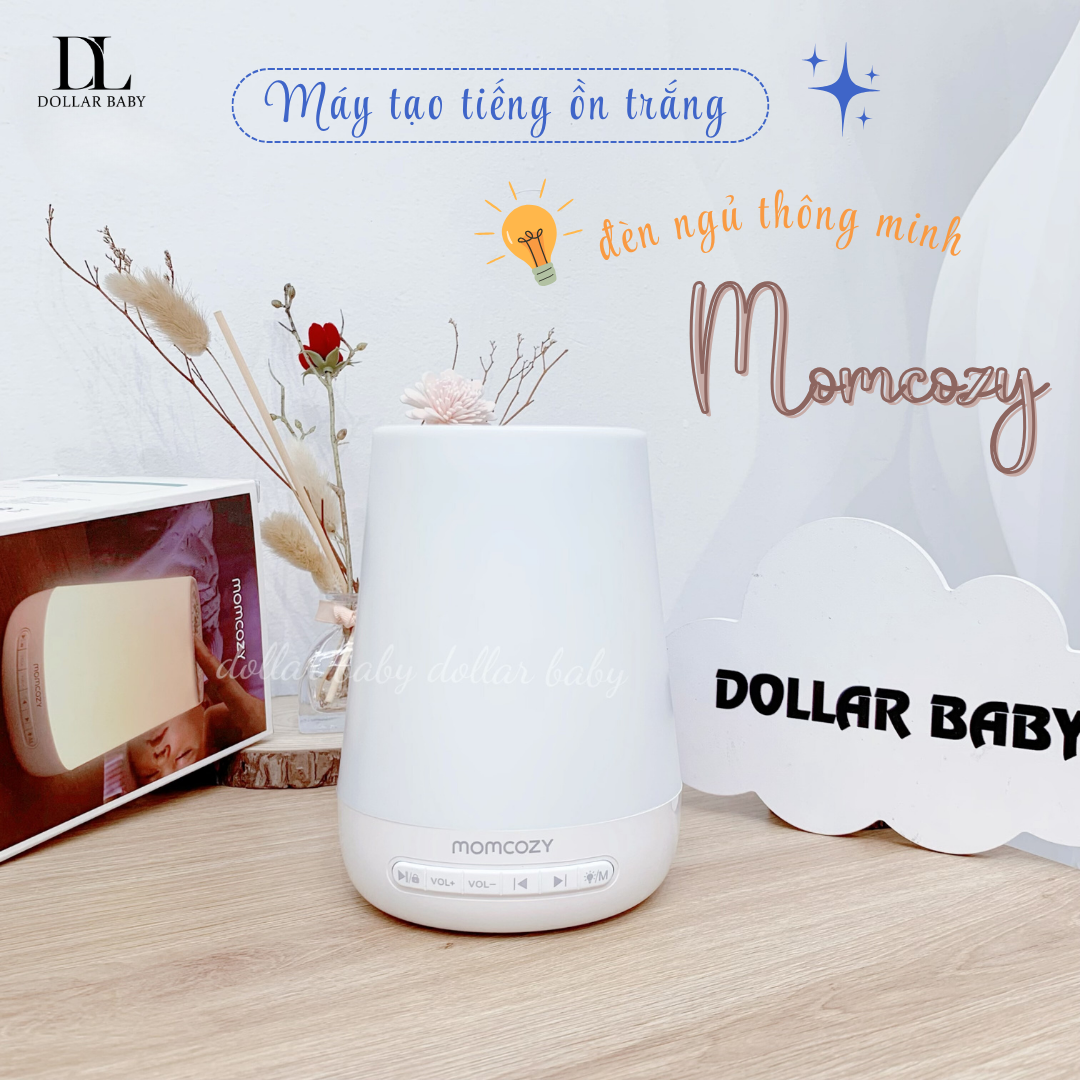  MOMCOZY - Máy Tạo Tiếng Ồn Trắng + Kết Nối App 