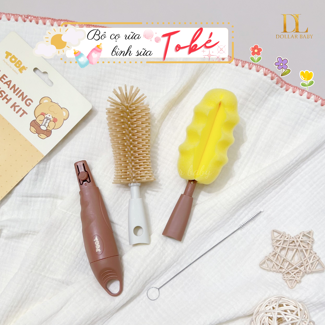  Cọ Bình Sữa Silicone - Tobe 