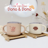  Cốc Tập Uống Silicone Bạch Kim Cao Cấp Dono&Dono 