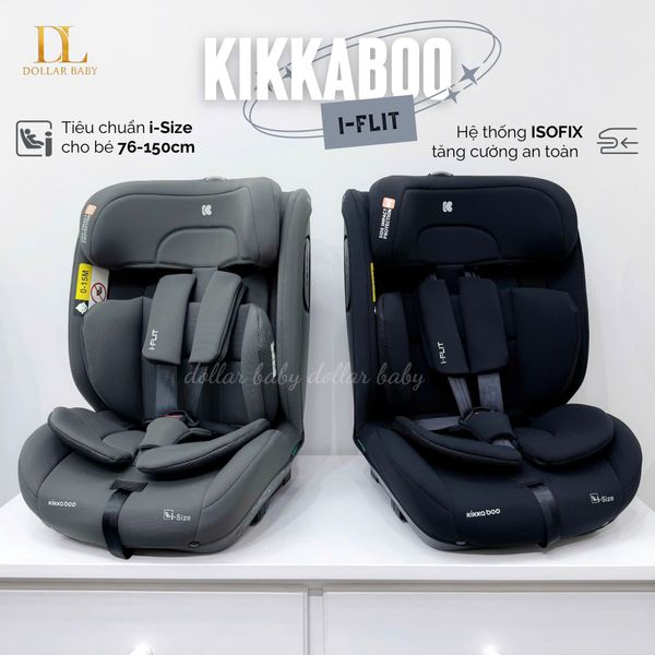  Ghế ô tô KIKKABOO i-Size i-Flit (76-150cm) 
