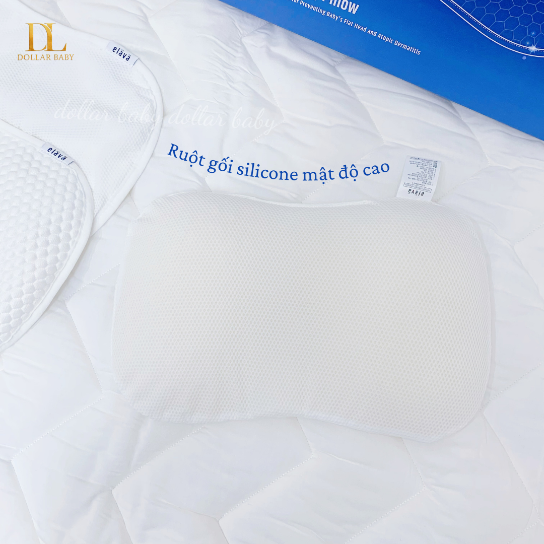  Gối Nằm Elava Thoáng Khí Mềm Mại Đàn Hồi Nâng Đỡ Đầu Giúp Bé Ngủ Ngon 