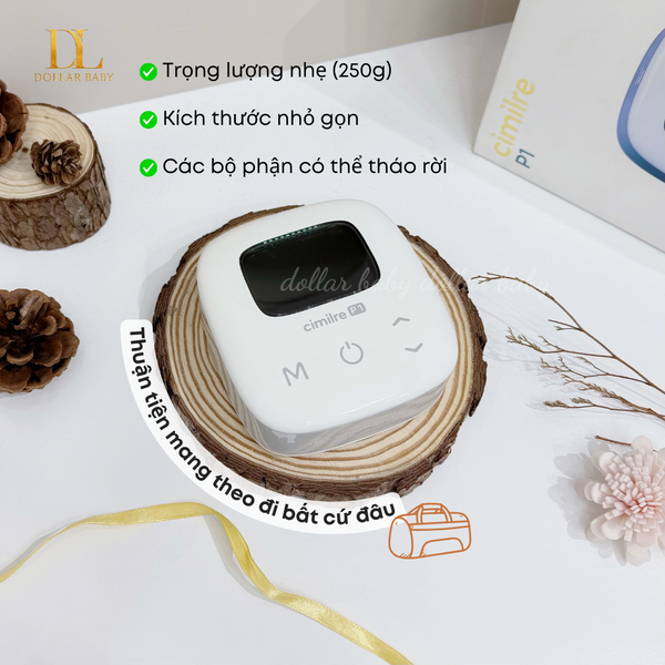 Máy hút sữa điện đôi Cimilre P1 