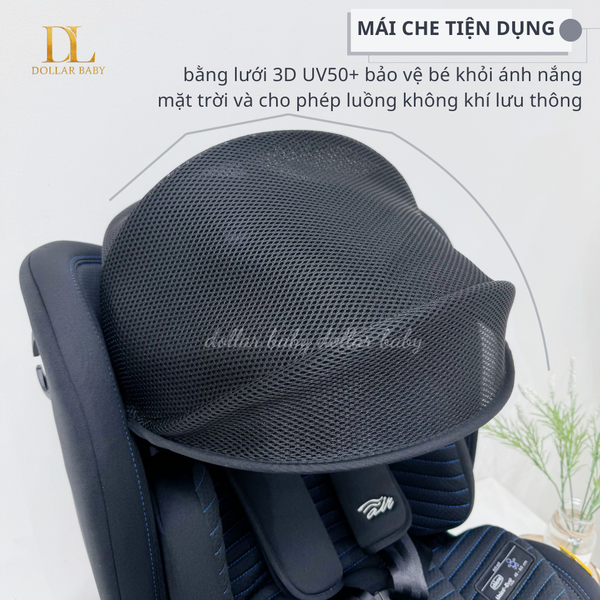  Ghế ô tô Chicco Unico Evo Air xoay 360˚ ISOFIX 