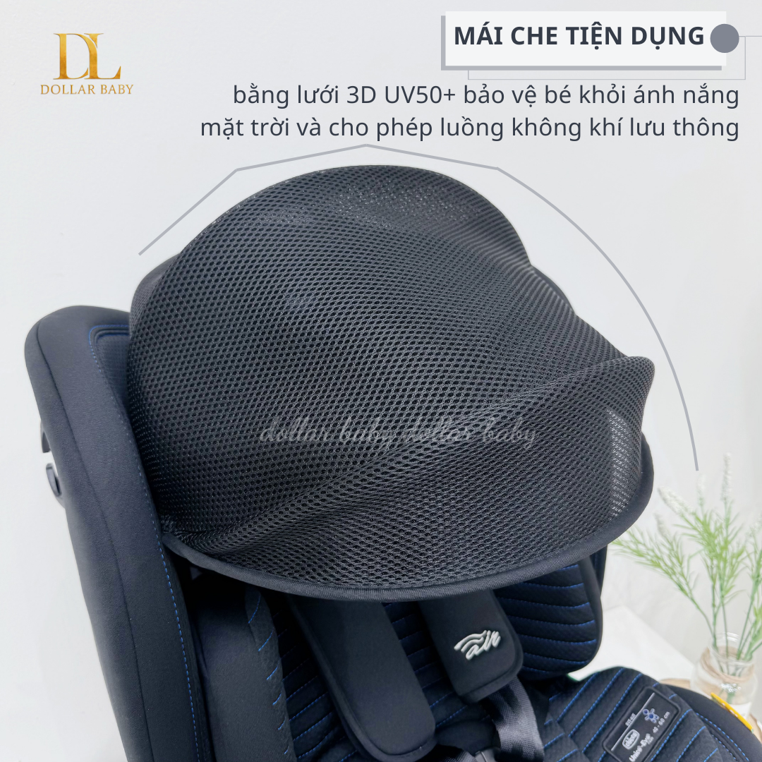  Ghế ô tô Chicco Unico Evo Air xoay 360˚ ISOFIX 