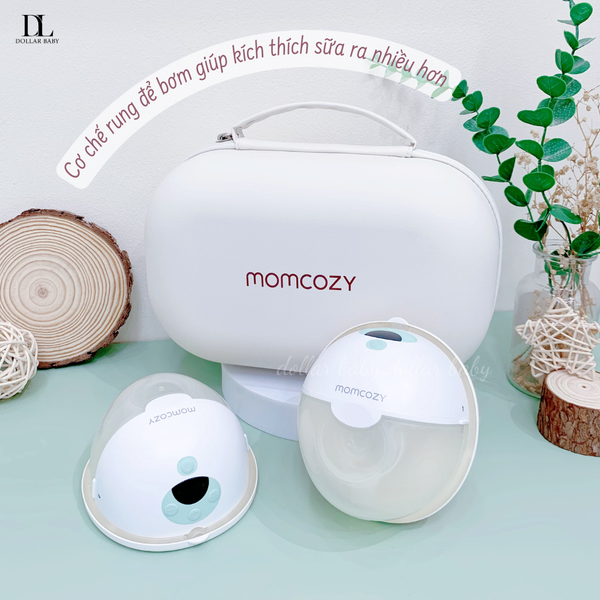  MOMCOZY - Máy hút sữa đôi không dây M5 (Tặng túi trữ sữa) 