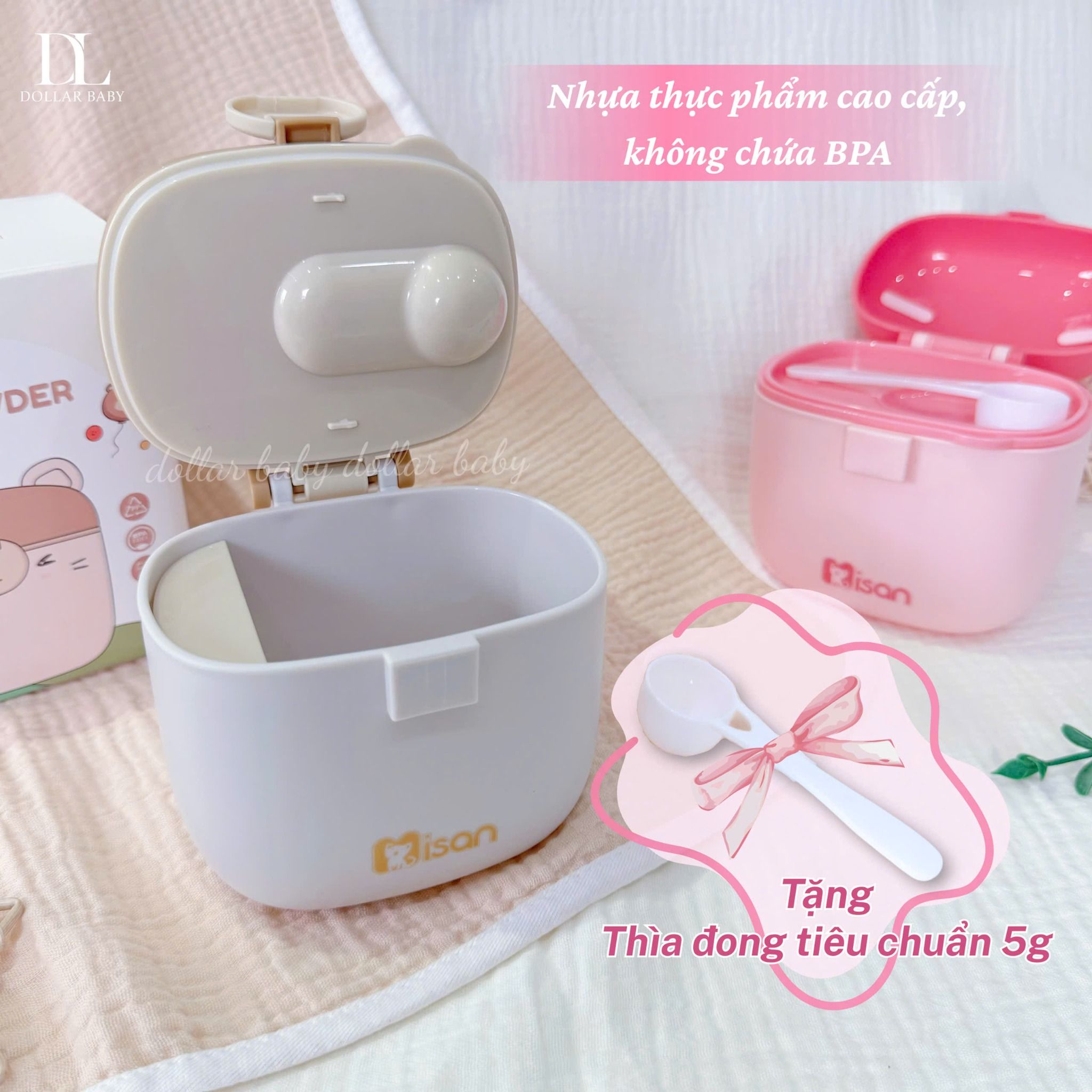  Hộp trữ sữa bột Misan 