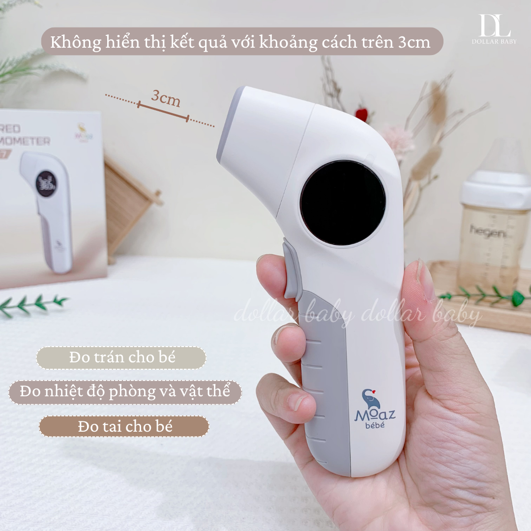  MOAZ BÉBÉ - Nhiệt Kế Hồng Ngoại - MB097 