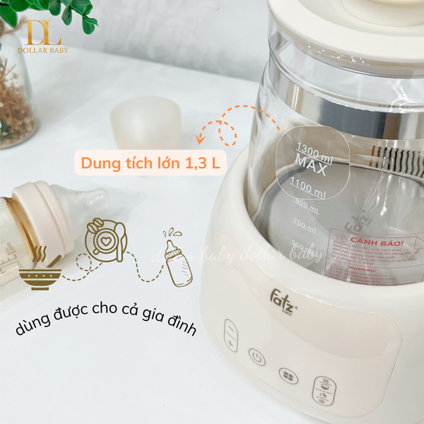  FATZ BABY - Bình Đun Và Hâm Nước Điều Khiển Từ Xa - Quick 16 Plus 