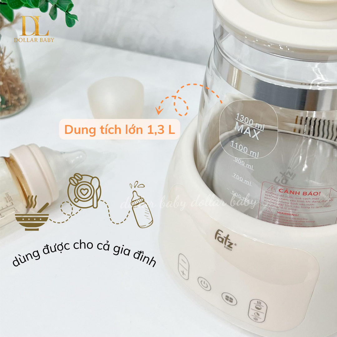  FATZ BABY - Bình Đun Và Hâm Nước Điều Khiển Từ Xa - Quick 16 Plus 