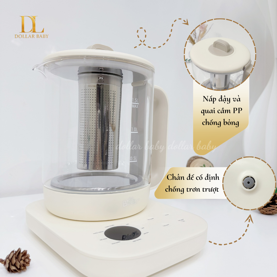  BEAR - Bình đun nước giữ nhiệt - PT15 