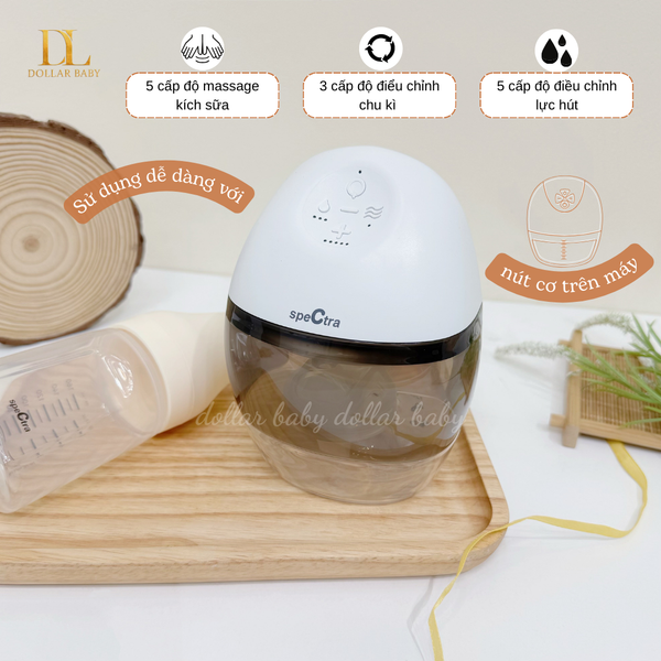  SPECTRA - Máy hút sữa đơn không dây Wearable 
