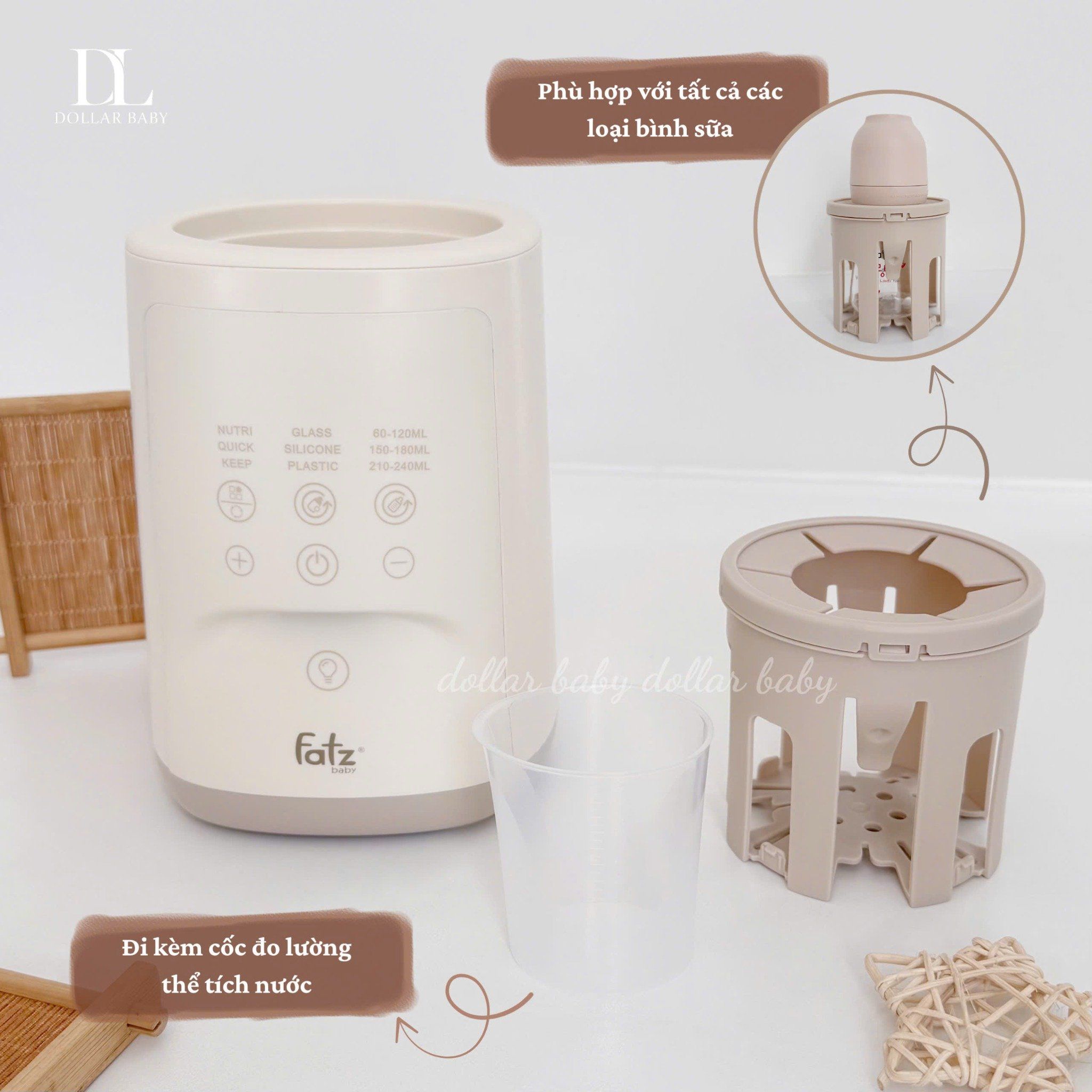  FATZ BABY - Máy hâm sữa và lắc sữa thông minh - Mono 16 plus 