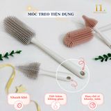  Bộ Cọ Bình Sữa, Núm Ti Silicone  Mother - K 