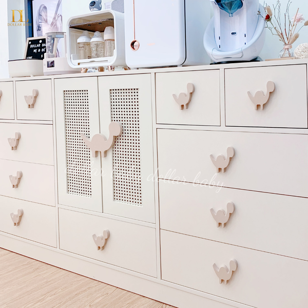  Tủ Gỗ Ngăn Kéo Khủng Long Cánh Mây 3 Ngăn 