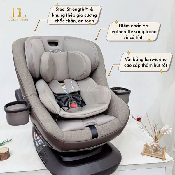  NUNA - Ghế Ô Tô REVV MAXX (45-124cm Tuổi) 