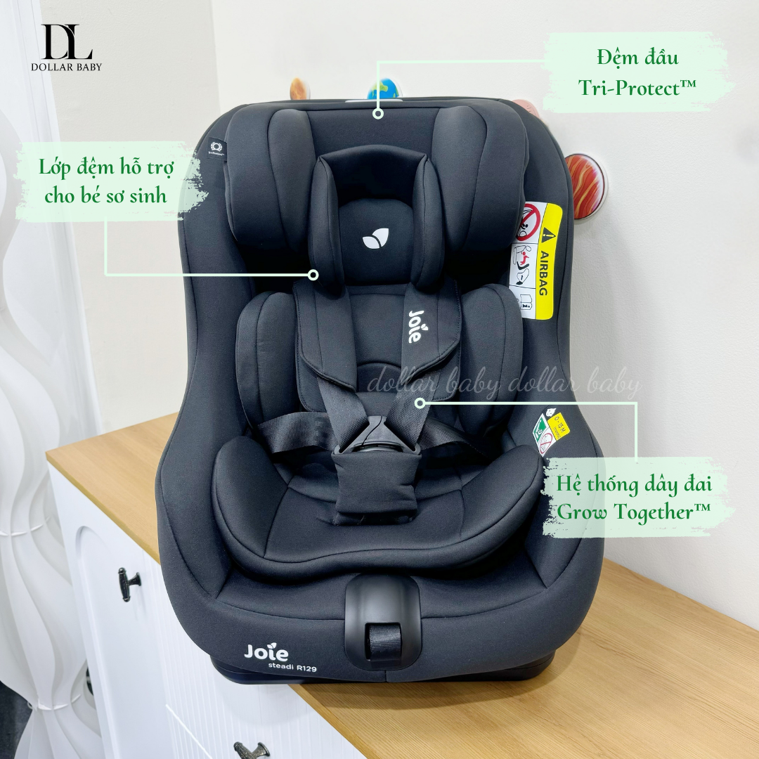  JOIE - Ghế Ngồi Ô Tô STEADI R129 cho bé từ 40 - 105cm 