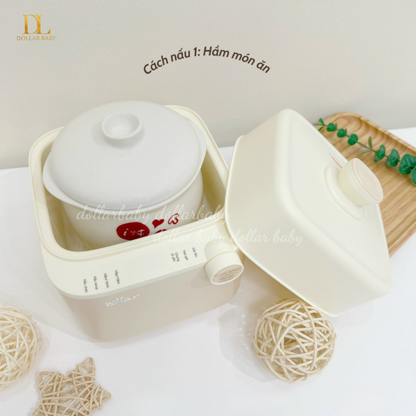  BEAR - Nồi nấu chậm 0.8L (SB - NNC08) 