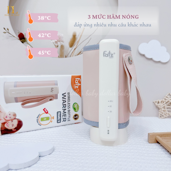  FATZ BABY - Dụng Cụ Hâm Sữa Cầm Tay Không Dây - Ready 6 