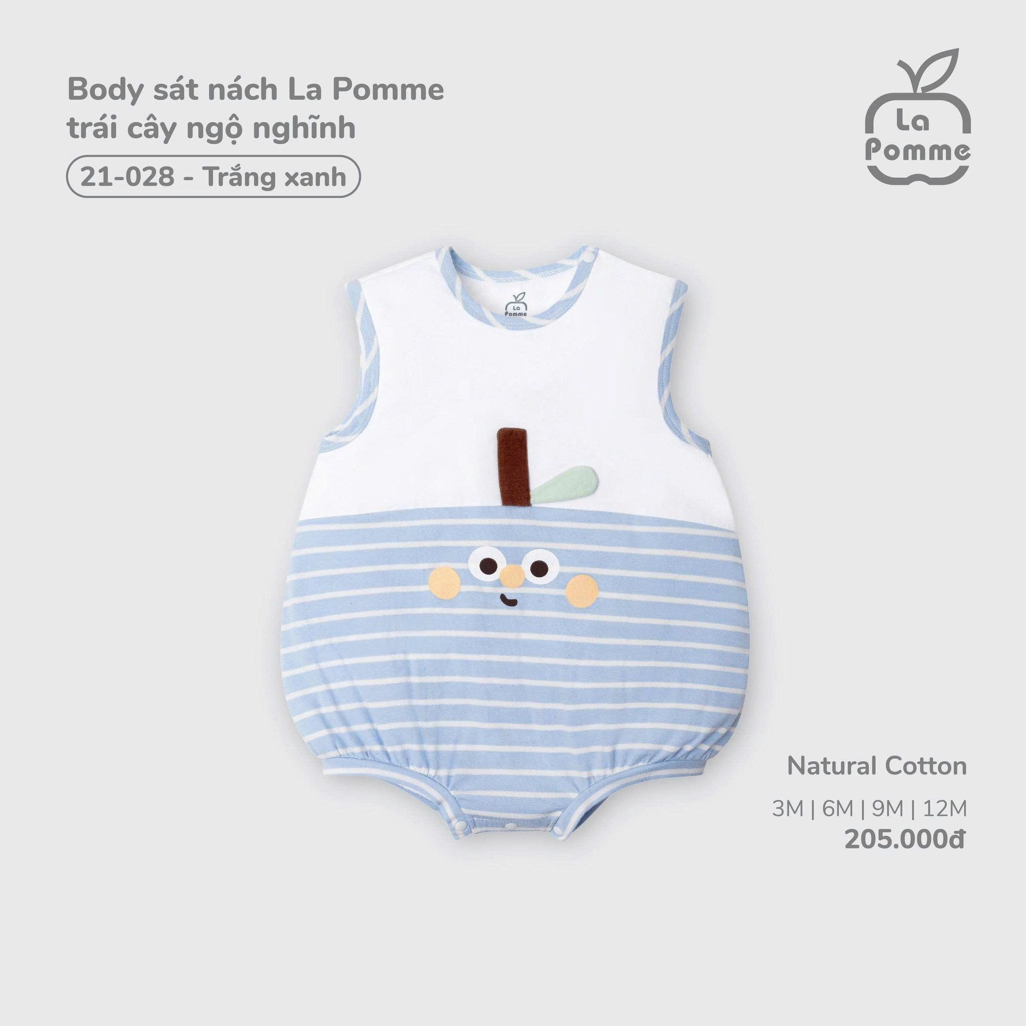  LA POMME - Body sát nách trái cây ngộ nghĩnh 