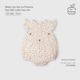  LA POMME - Body cộc tay họa tiết vườn hoa nhí 
