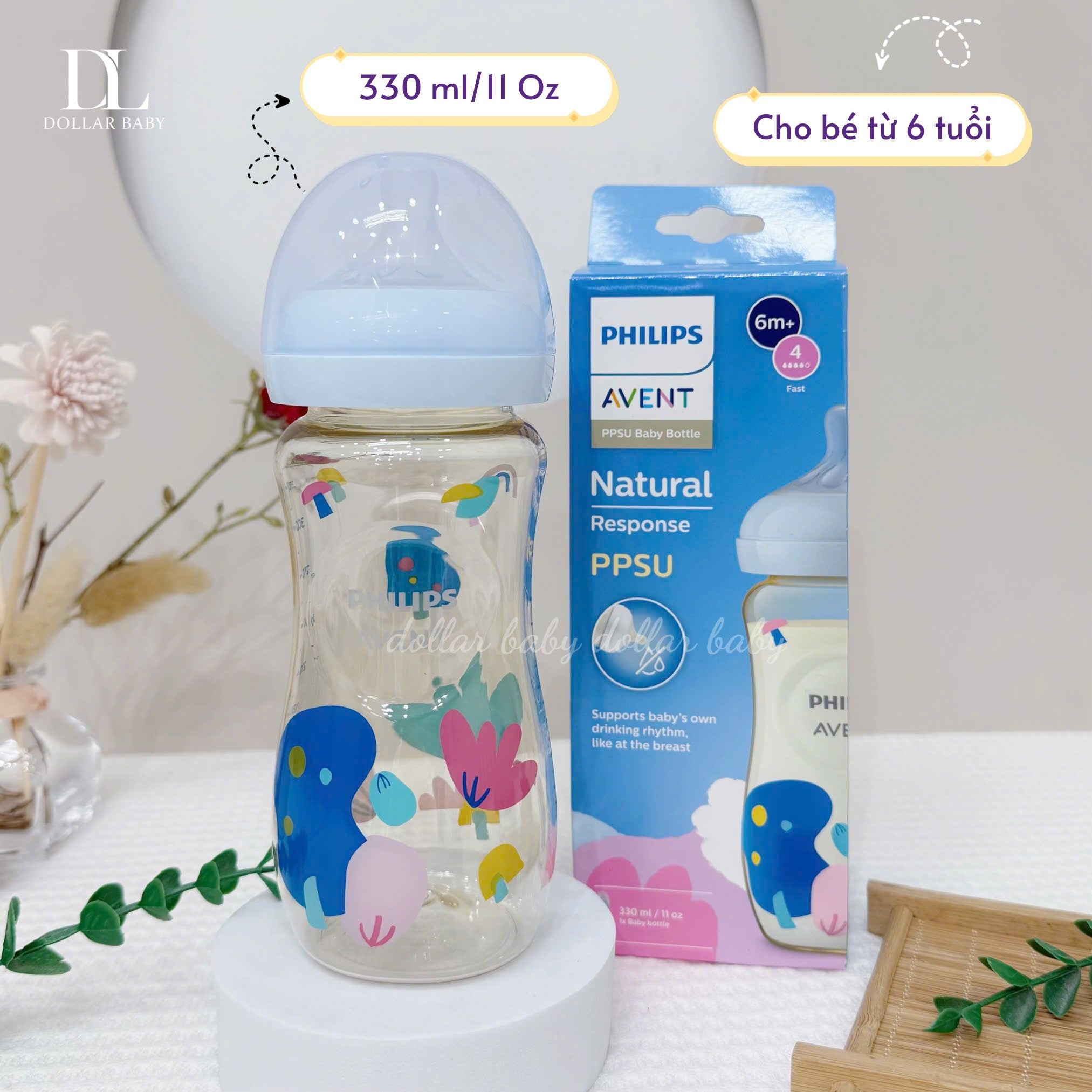  Philips Avent Natural Response - Bình Sữa Mô Phỏng Tự Nhiên PPSU 