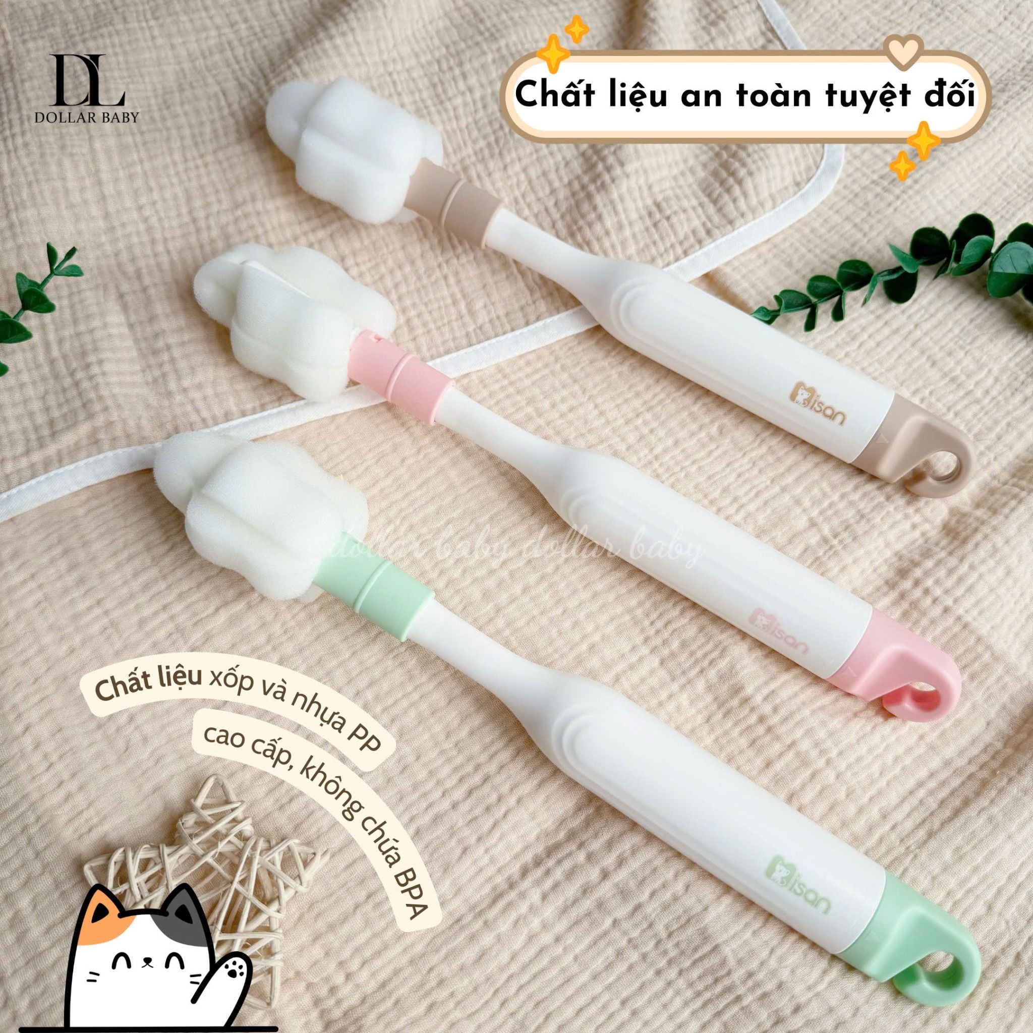  MISAN - Cọ bình sữa 5in1 