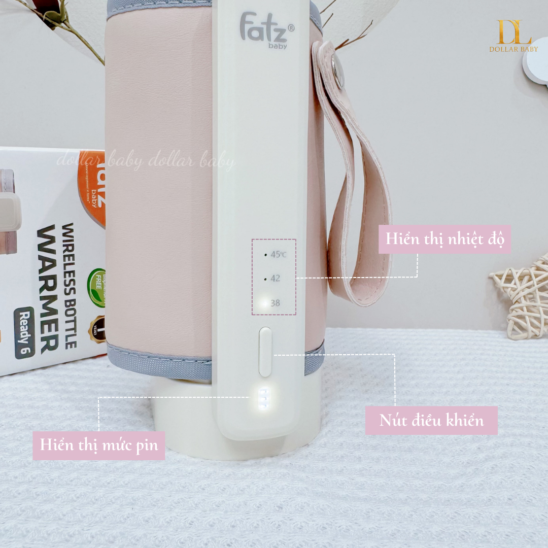  FATZ BABY - Dụng Cụ Hâm Sữa Cầm Tay Không Dây - Ready 6 