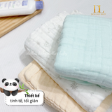  HRNEE - Khăn Xô Nhăn Muslin Size Đại 