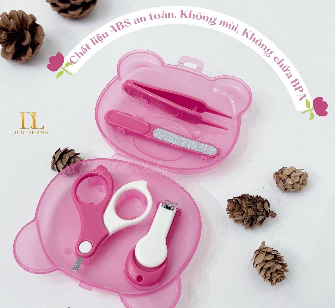  Bộ Bấm Móng Tay 4  Chi Tiết Barrot Kèm Hộp Đựng 