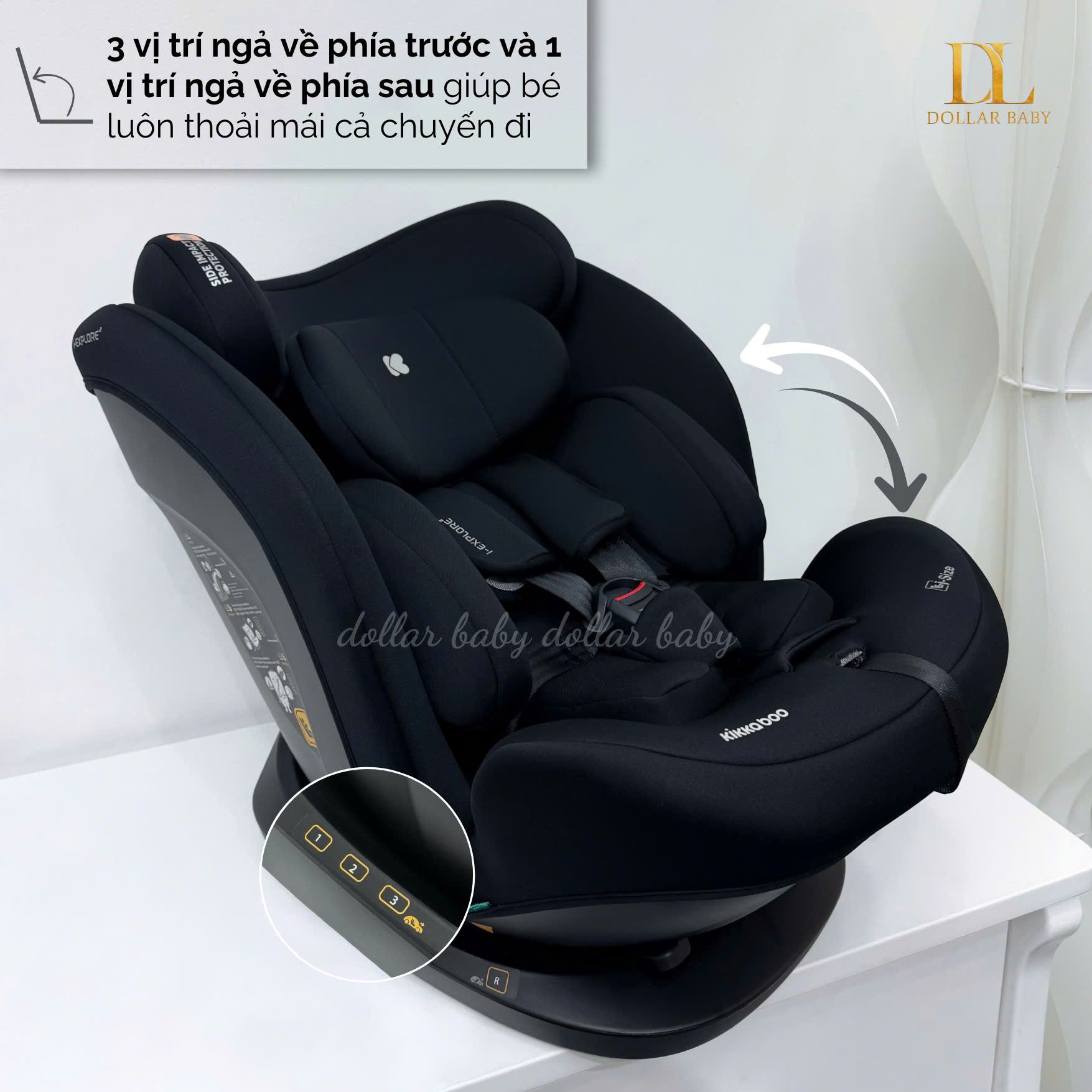  Ghế ô tô KIKKABOO i-Size i-Explore 2 (40-150cm) 
