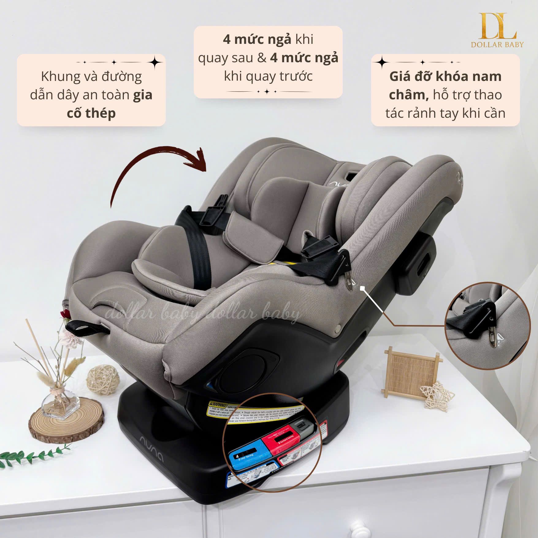  Ghế Ngồi Ô Tô Nuna Rava Next 