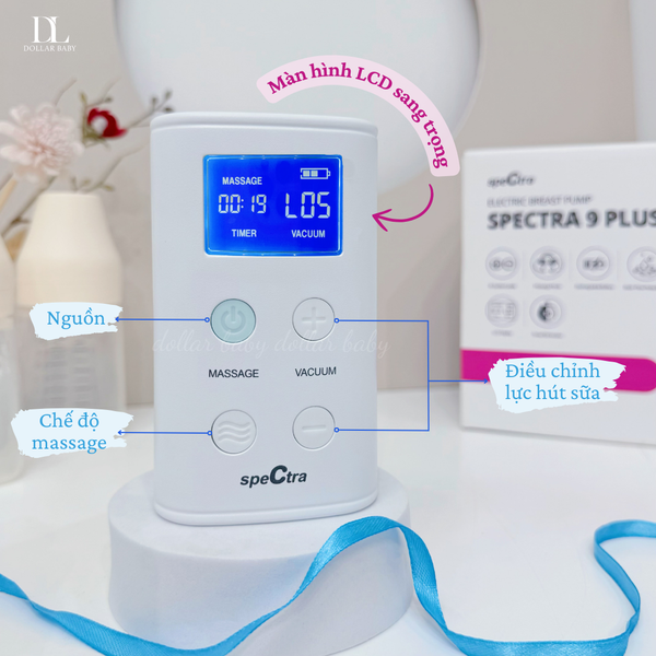  SPECTRA - Máy Hút Sữa Điện Đôi 9PLUS 