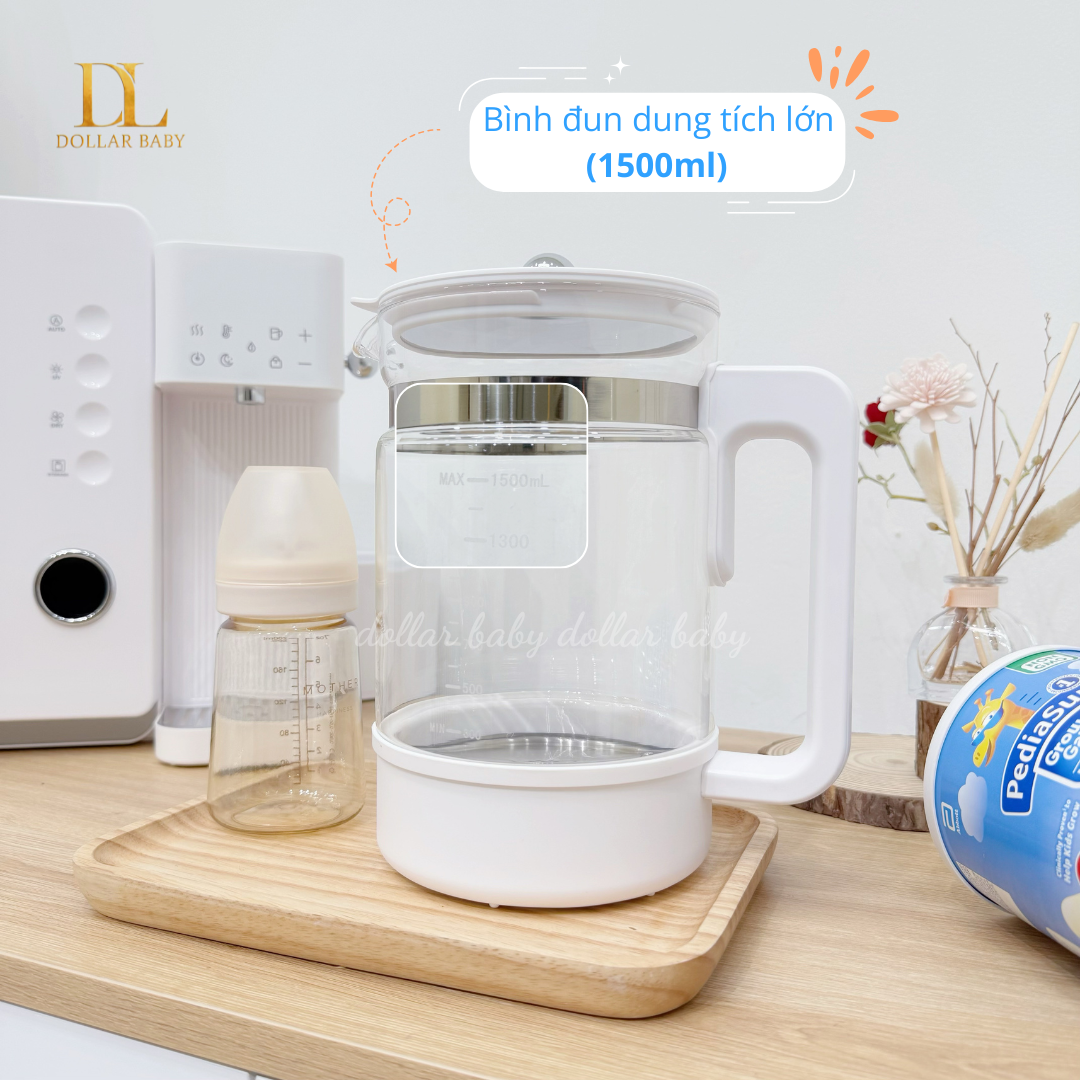  MOAZ BÉBÉ - Máy đa năng tiệt trùng sấy khô UVC và đun nước - MB104 
