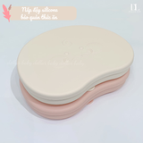  Khay Ăn Dặm Silicon Kèm Nắp Ubmom 