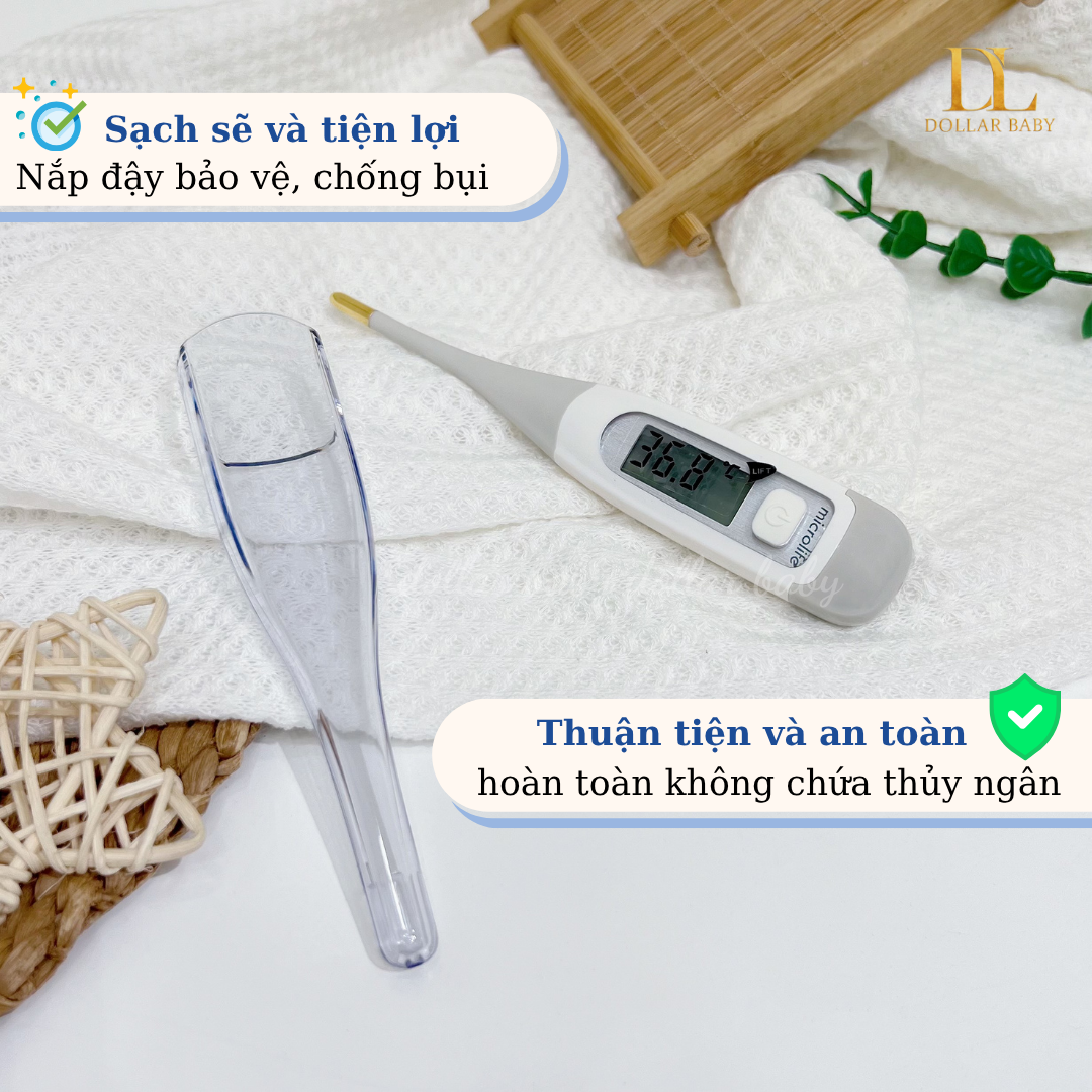  Nhiệt Kế Microlife Điện Tử ( kẹp nách ) - MT 850 