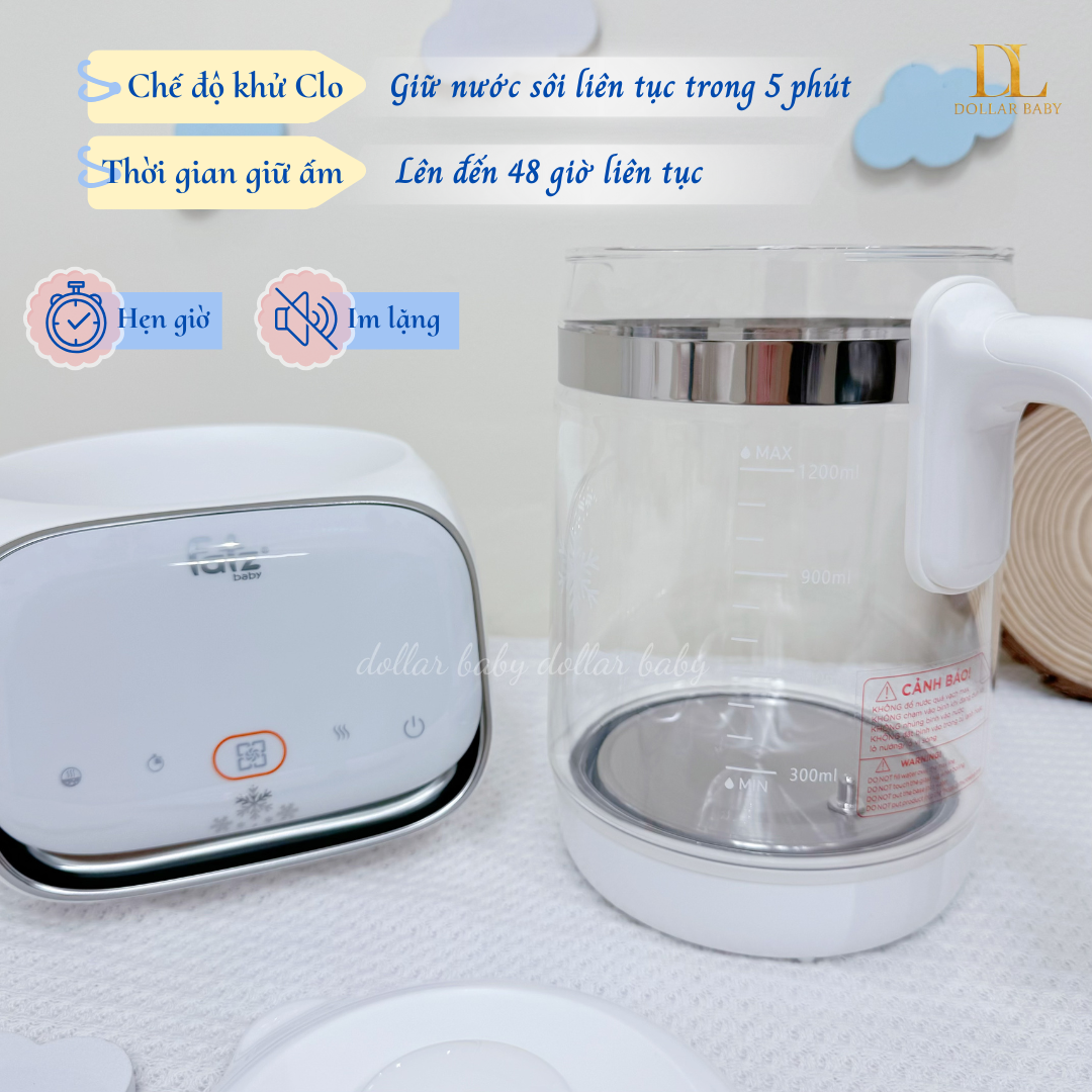 FATZ BABY - Bình đun và hâm nước pha sữa - Quick S1 Plus 