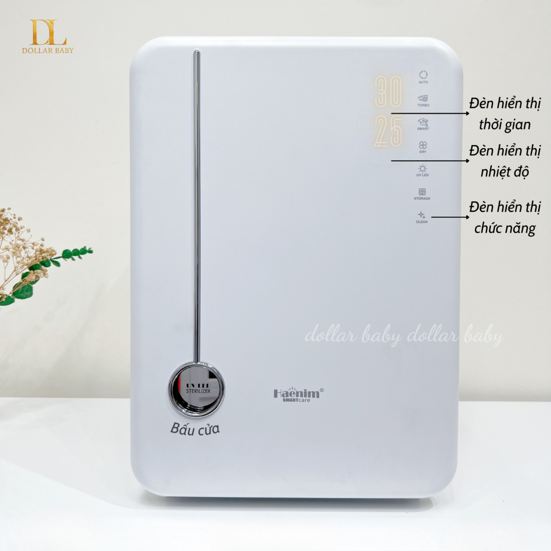 Máy tiệt trùng sấy khô bình sữa UV LED Haenim 4G 