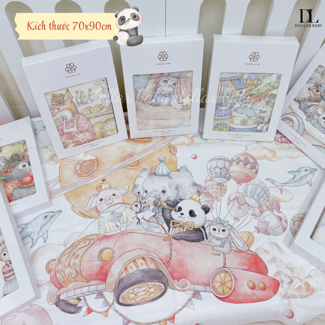  Thảm Nằm 4 Lớp Chống Thấm Bubble Tree ( 60 x 120cm ) 