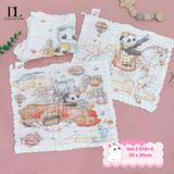  Set 3 Khăn Sữa Cotton Bubble Tree 