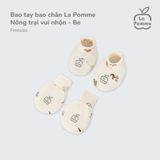  LA POMME - Set bao tay bao chân sơ sinh nông trại vui nhộn 