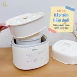  BEAR - Nồi Nấu Chậm 1L Kèm Xửng Hấp - SC-4H10E 