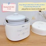  BEAR - Nồi Nấu Chậm 1L Kèm Xửng Hấp - SC-4H10E 