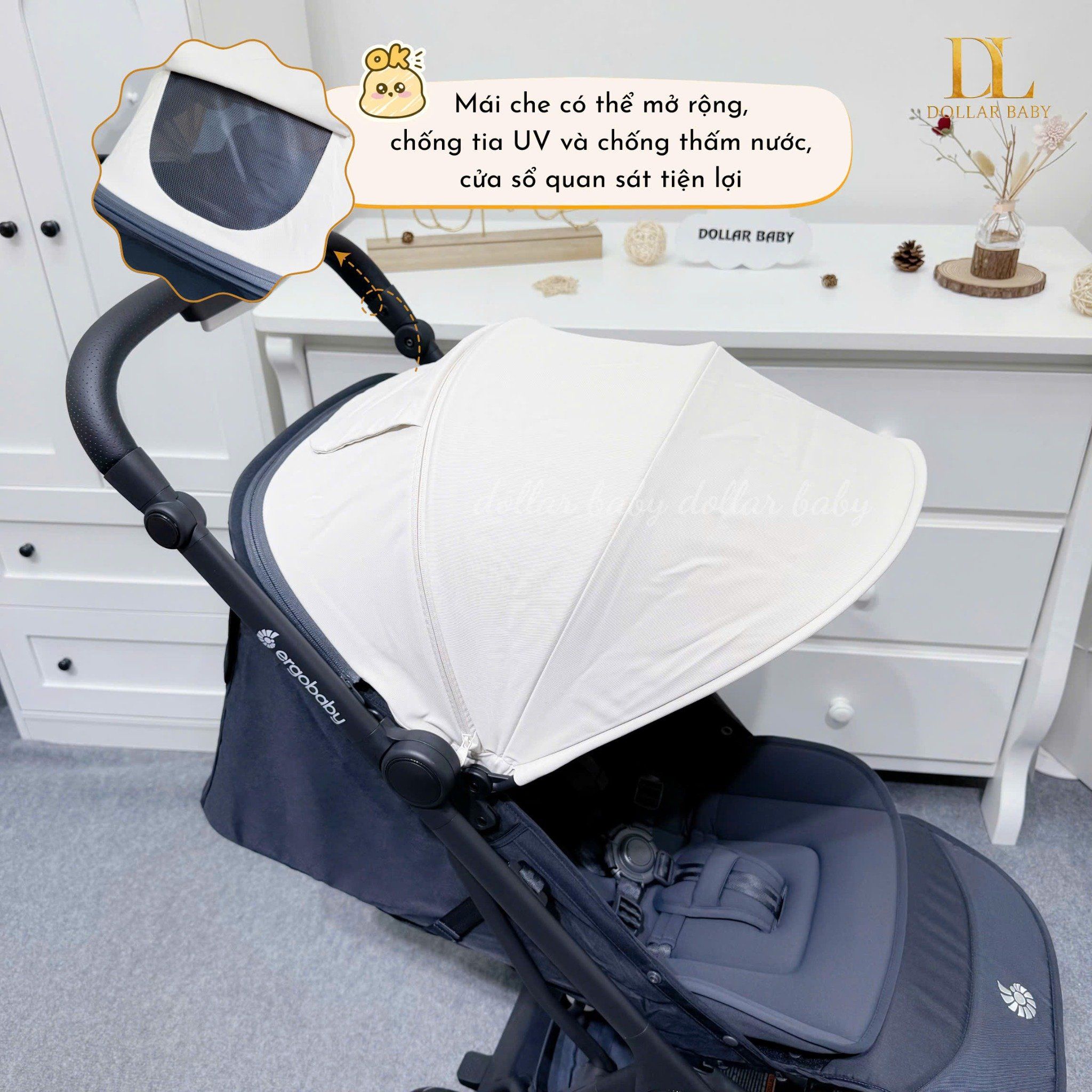  Xe đẩy gấp gọn Ergobaby Metro 3 