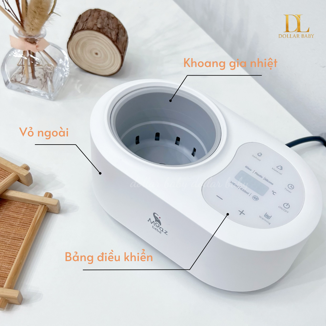  MOAZ BÉBÉ - Máy hâm sữa không dùng nước - MB087 