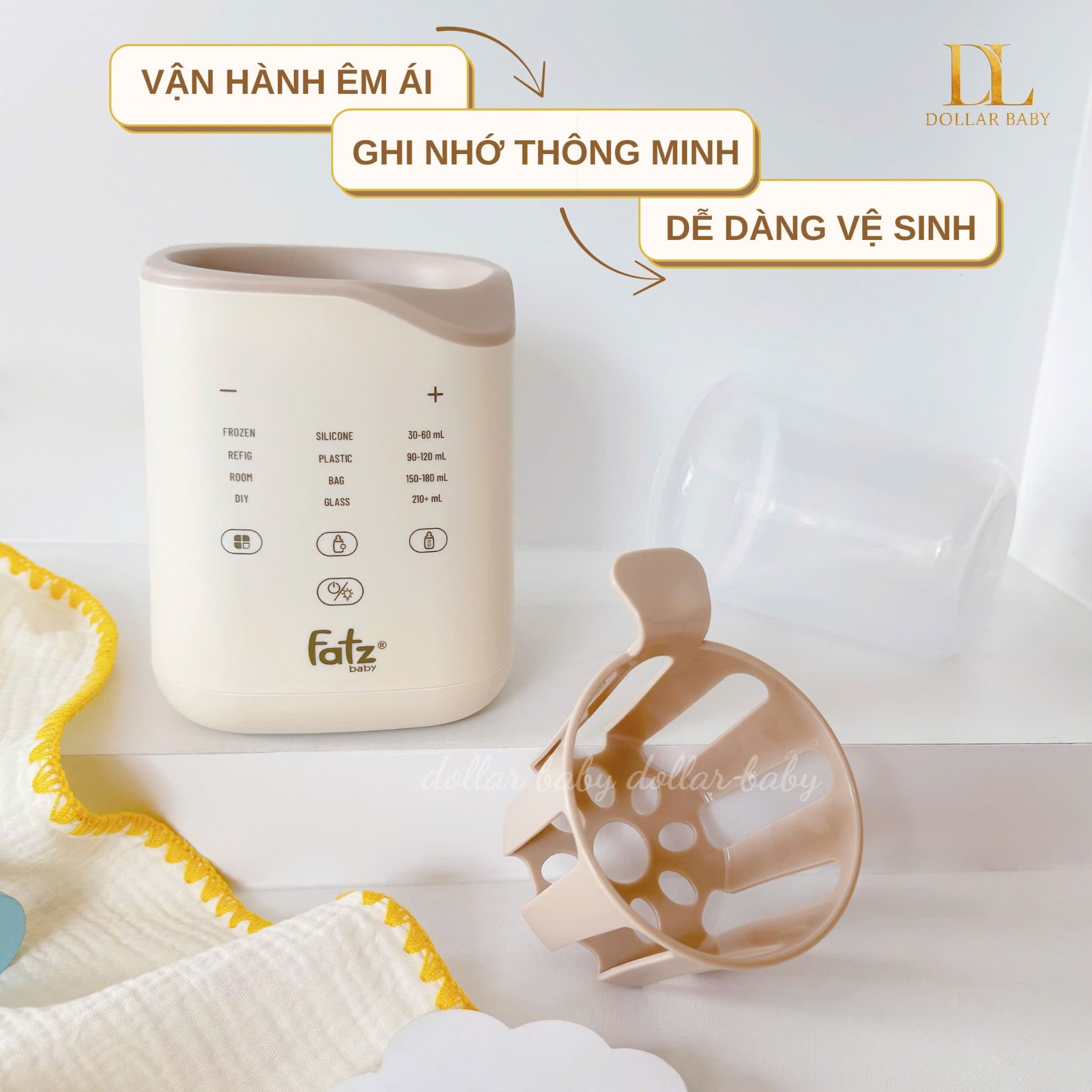  FATZ BABY - Máy hâm sữa tiệt trùng siêu tốc thông minh - Mono 11 plus 