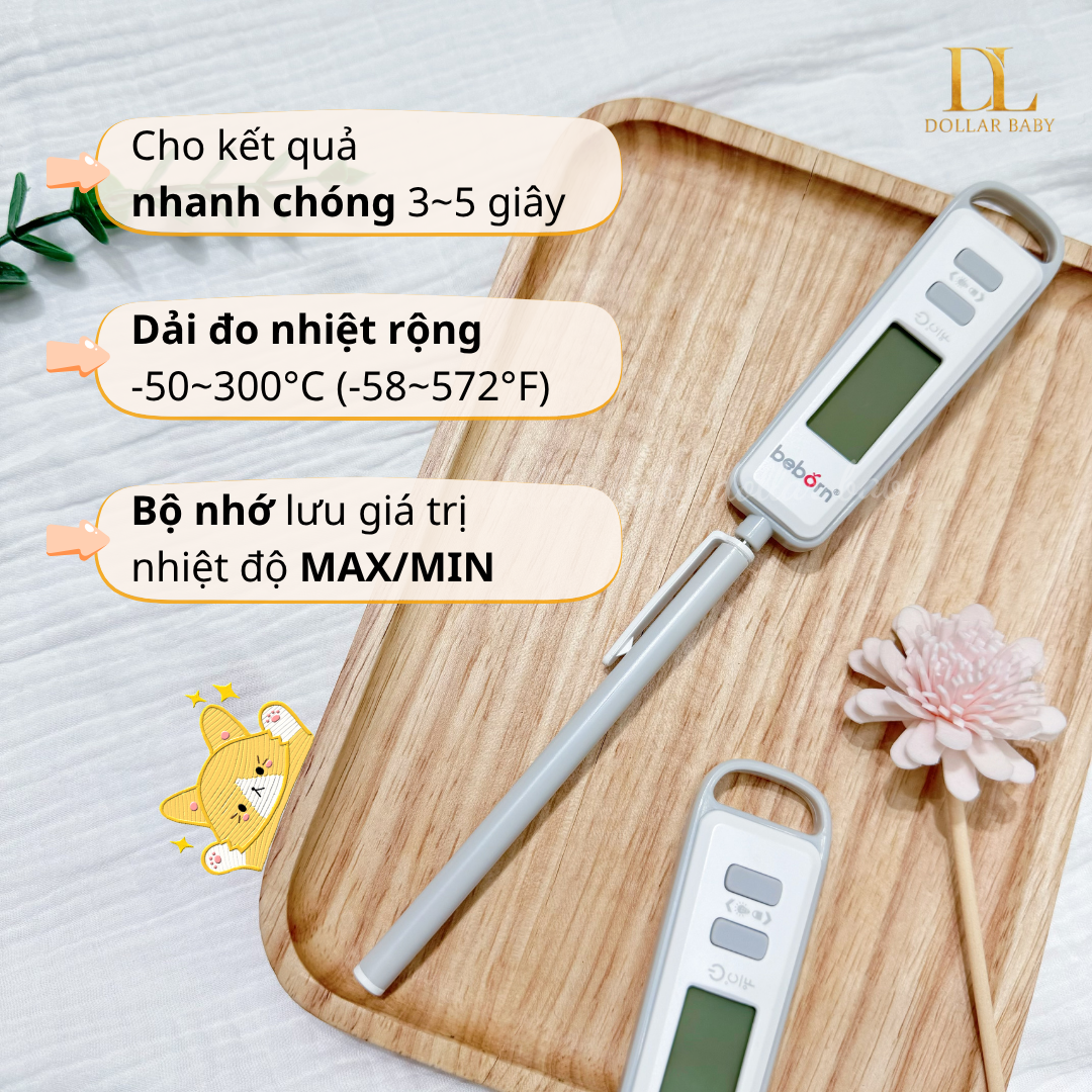  Nhiệt kế đo nước Beborn - Pronto 1 