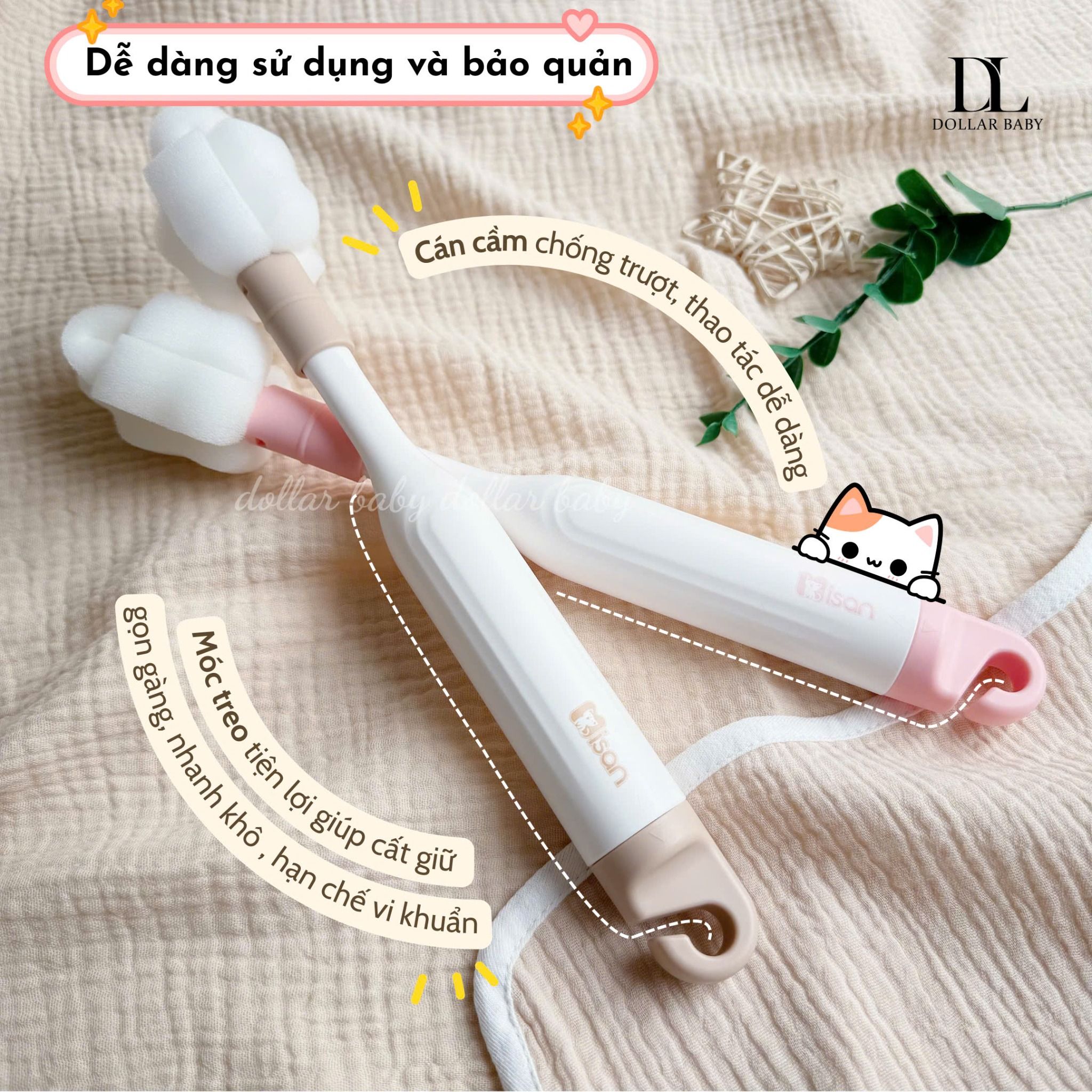  MISAN - Cọ bình sữa 5in1 