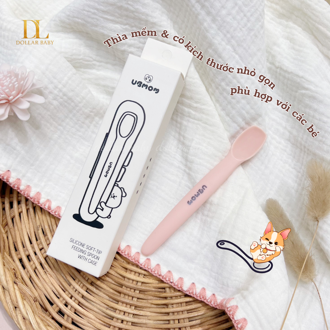  Thìa silicon Ubmom ( có hộp ) 