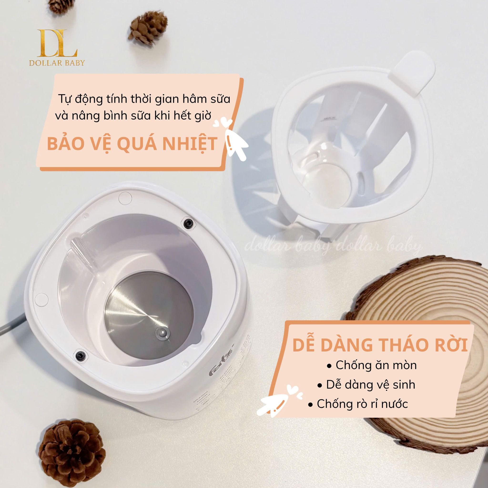  FATZ BABY - Máy hâm sữa siêu tốc thông minh - Mono 17 