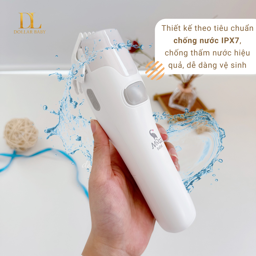 MOAZ BÉBÉ - Tông đơ điện cắt tóc cho bé - MB100 